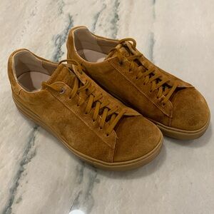 Birkenstock Ben Sneakers - Brown Suede, Gum Soles, size 9, 42